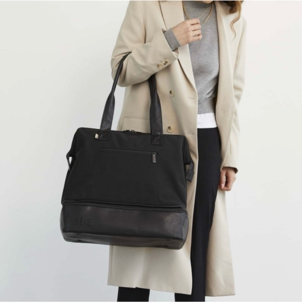 BEIS Black Tote Bag